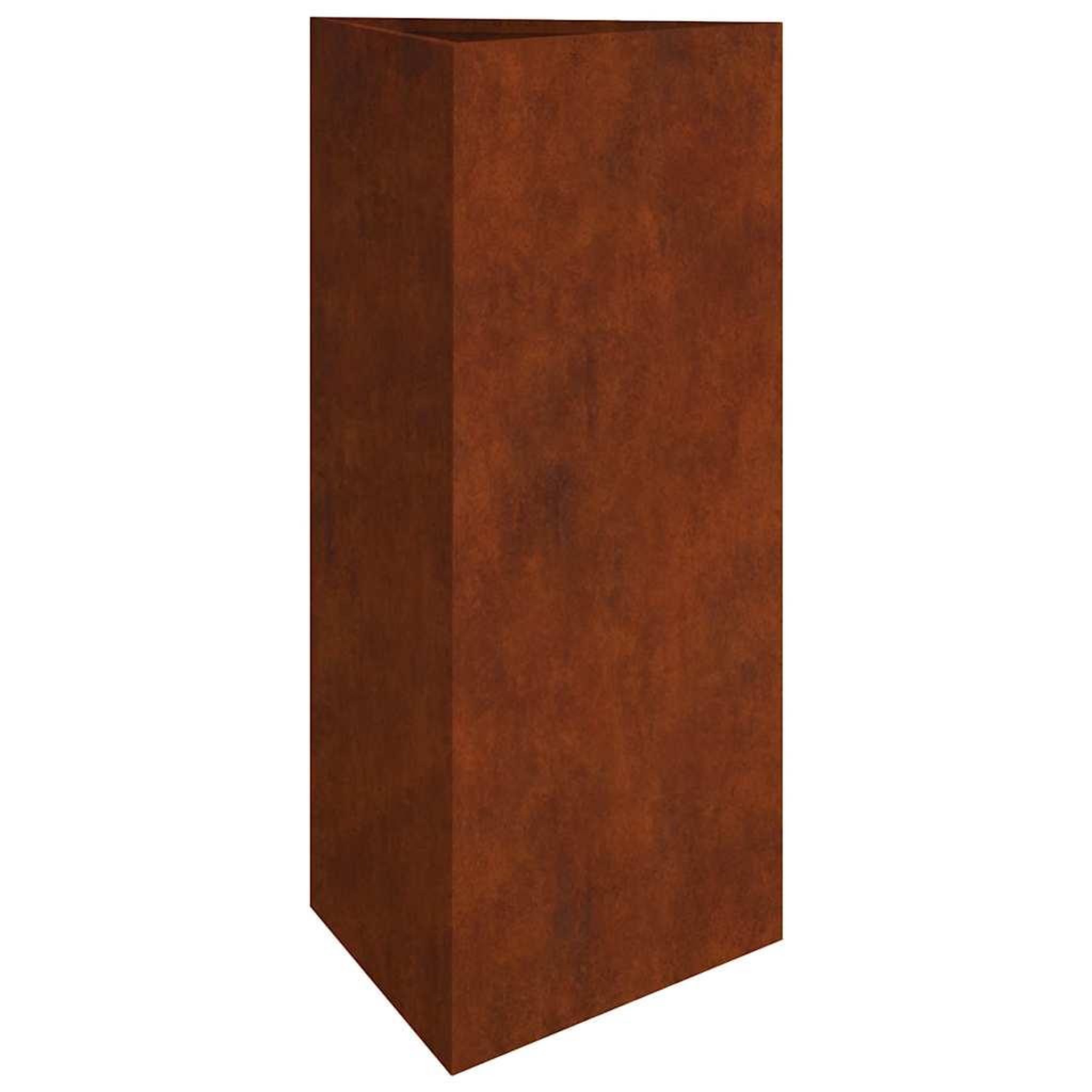 Voir la diapositive 2 : VIDAXL Jardiniere 40x34,5x75 cm acier corten