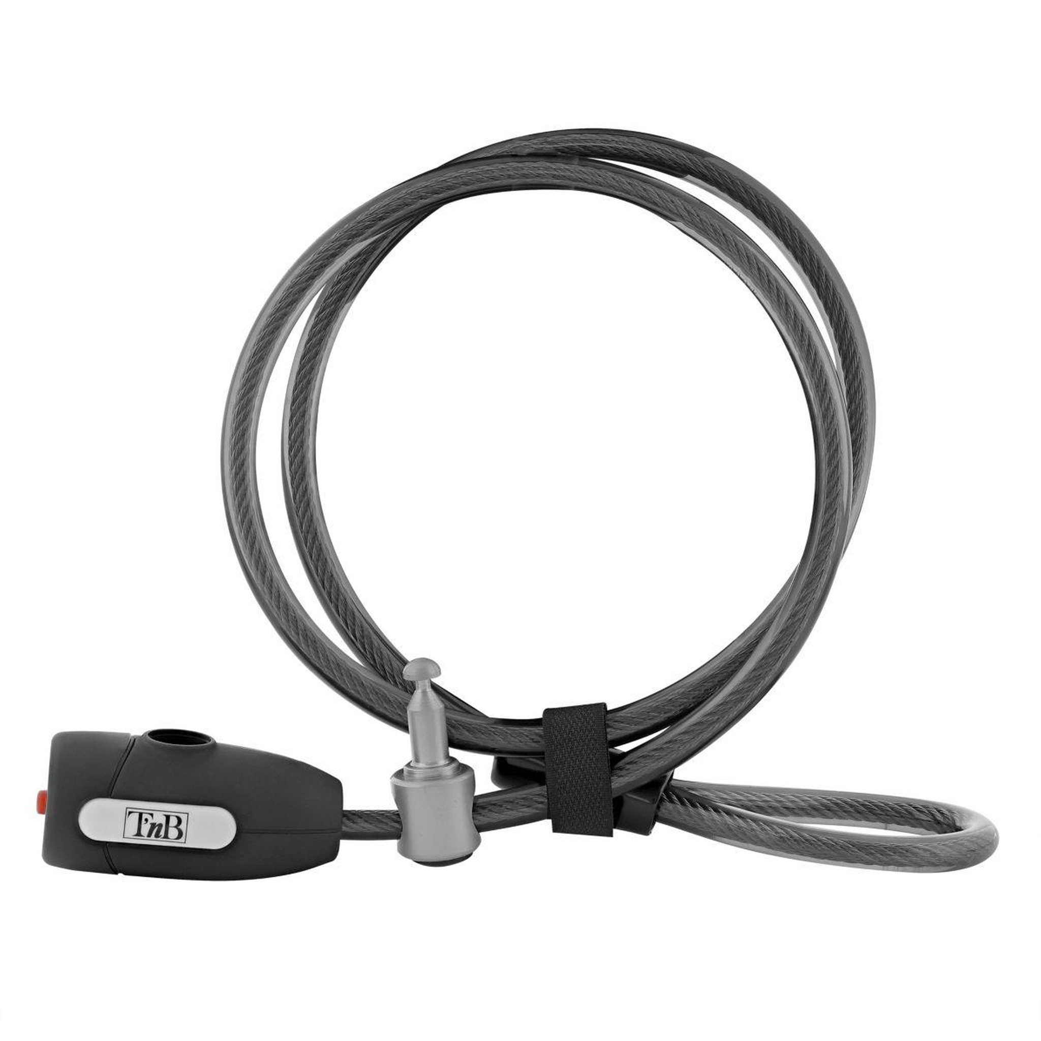 Voir la diapositive 2 : TNB Antivol cable à boucle - noir