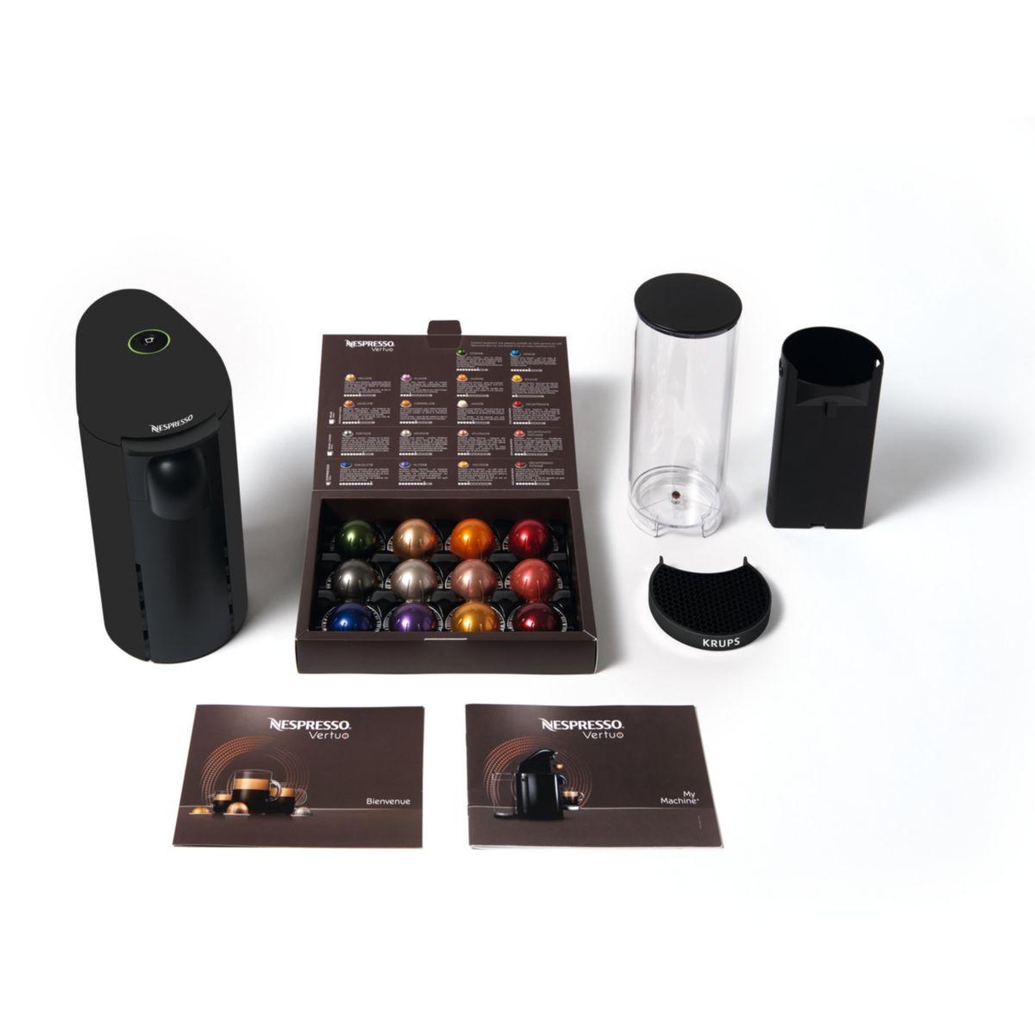 Voir la diapositive 4 : KRUPS Nespresso Vertuo Plus Noir Mat YY3922 FD
