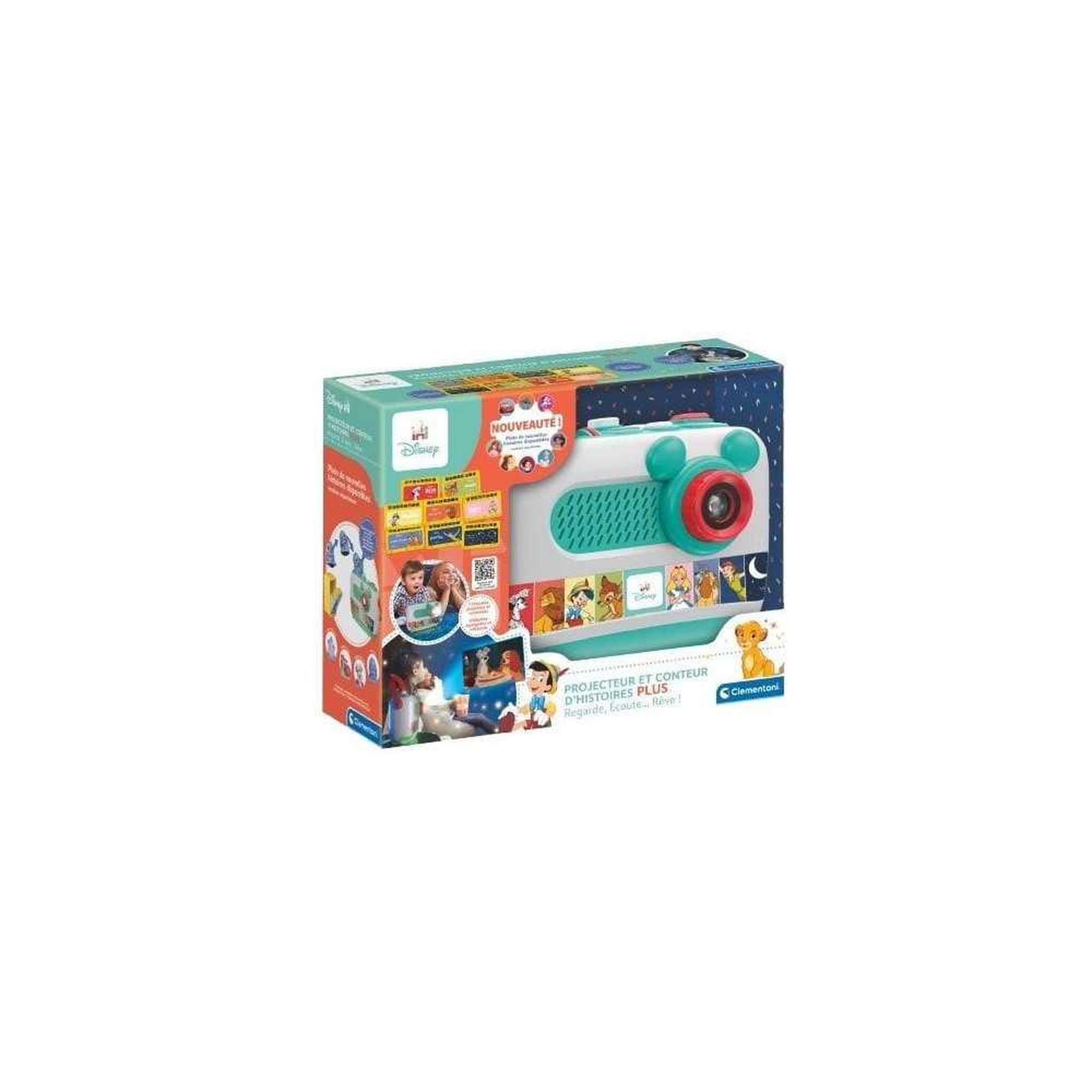 Voir la diapositive 1 : CLEMENTONI Conteuse d'histoires avec projecteur Clementoni Plus Disney Baby