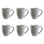Voir la diapositive 1 : Paris Prix Lot de 6 Mugs  Au Grès du Temps  12cm Gris