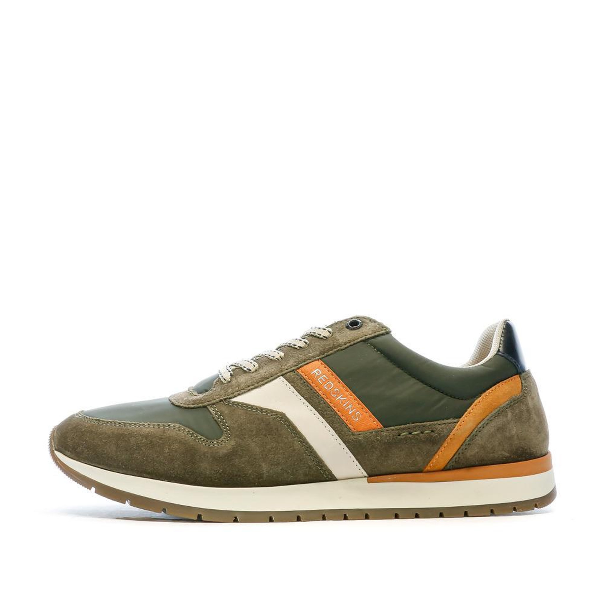 REDSKINS Baskets Kaki Homme Redskins Nixor. Coloris disponibles : Vert