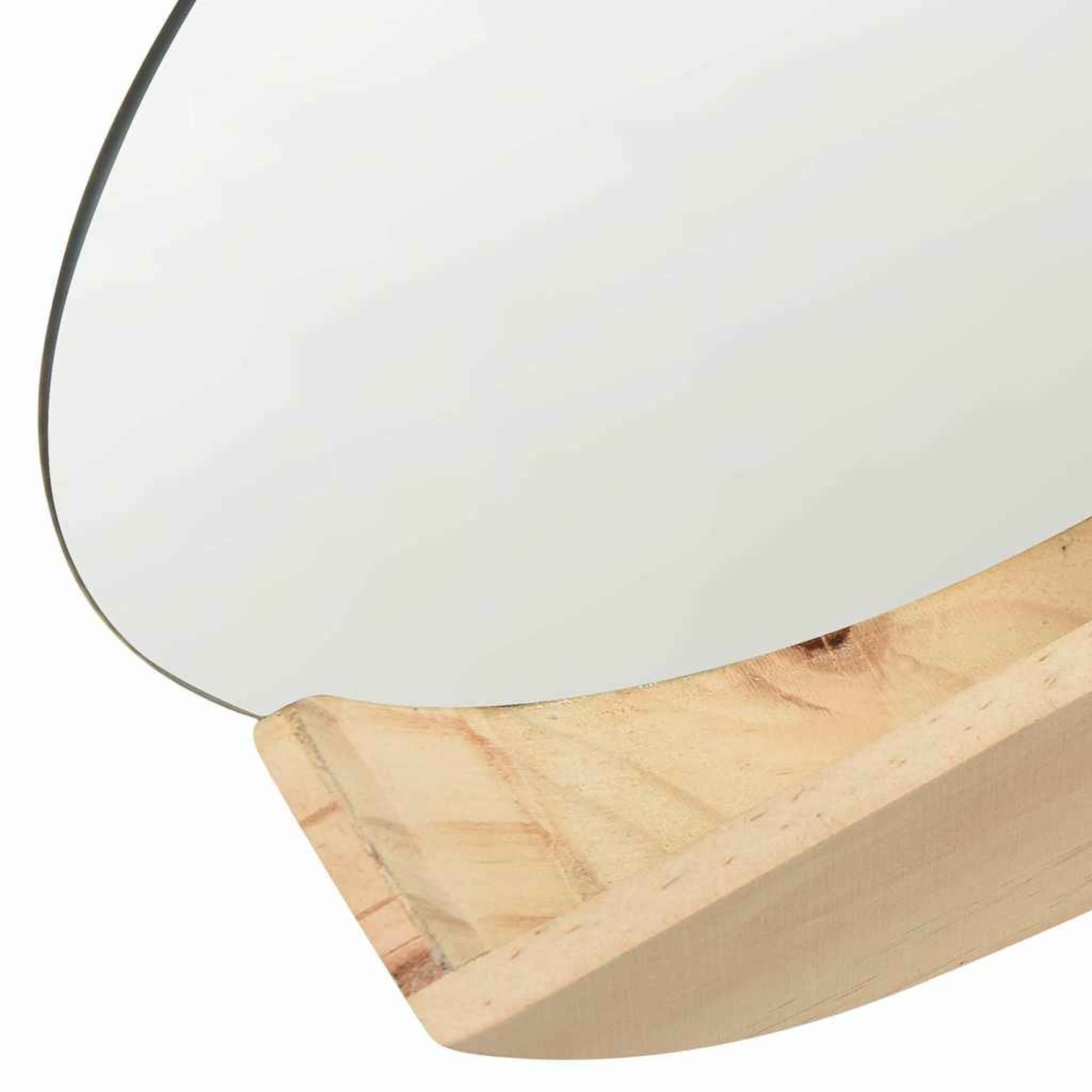 Voir la diapositive 5 : VIDAXL 322801 wall mirror solid pinewood 35 cm