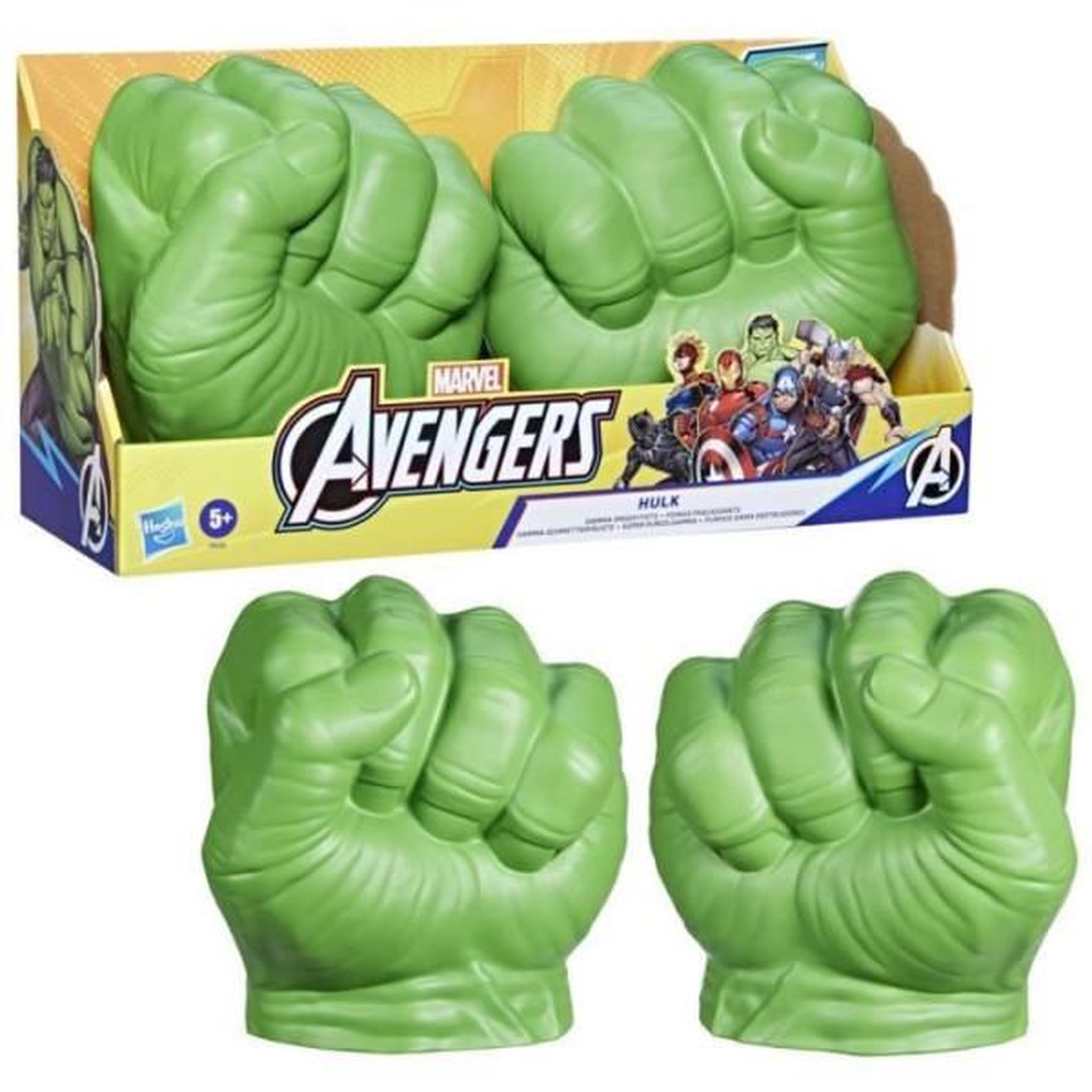 Voir la diapositive 5 : HASBRO Gants fracassants de Hulk, jouet de déguisement, Marvel Avengers