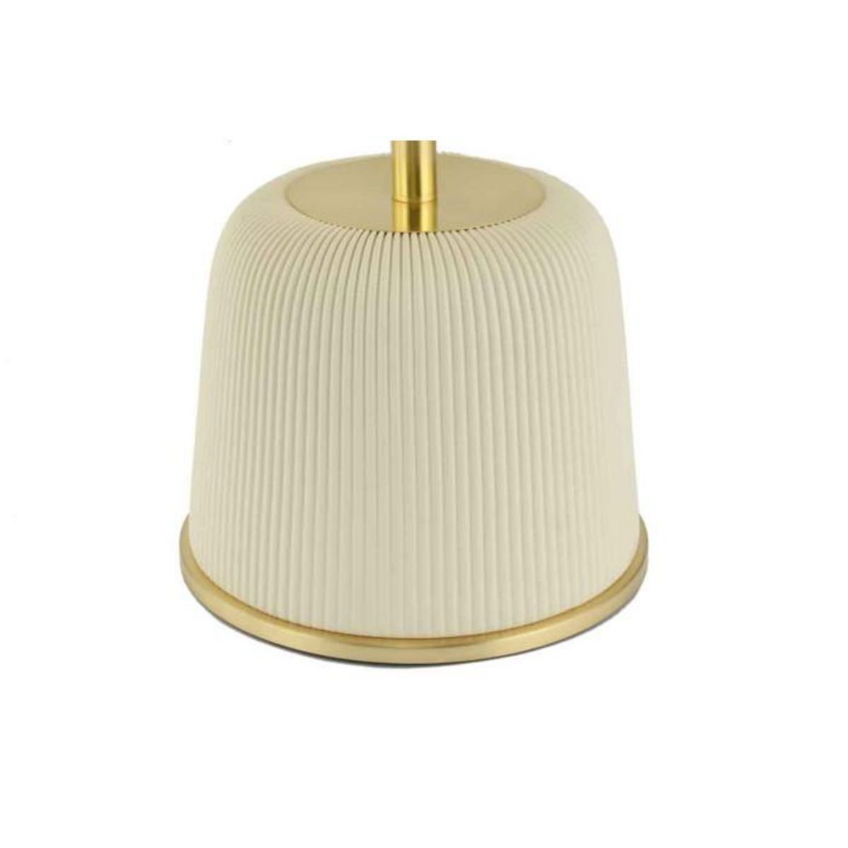 Paris Prix Table d'Appoint Design  Jokai  60cm Crème & Or