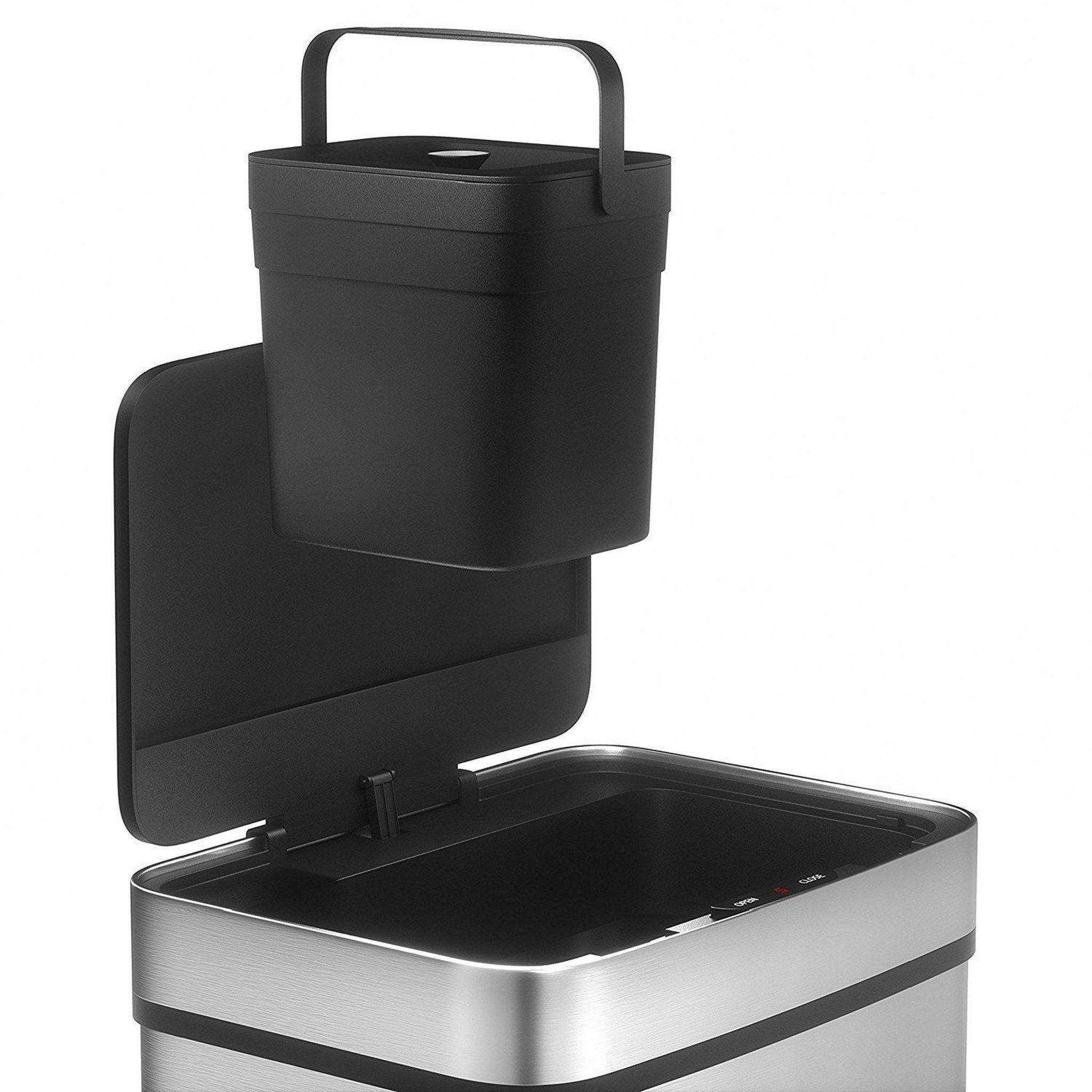 Voir la diapositive 3 : Kitchen move Poubelle automatique tri sélectif 75l - bat-sd802