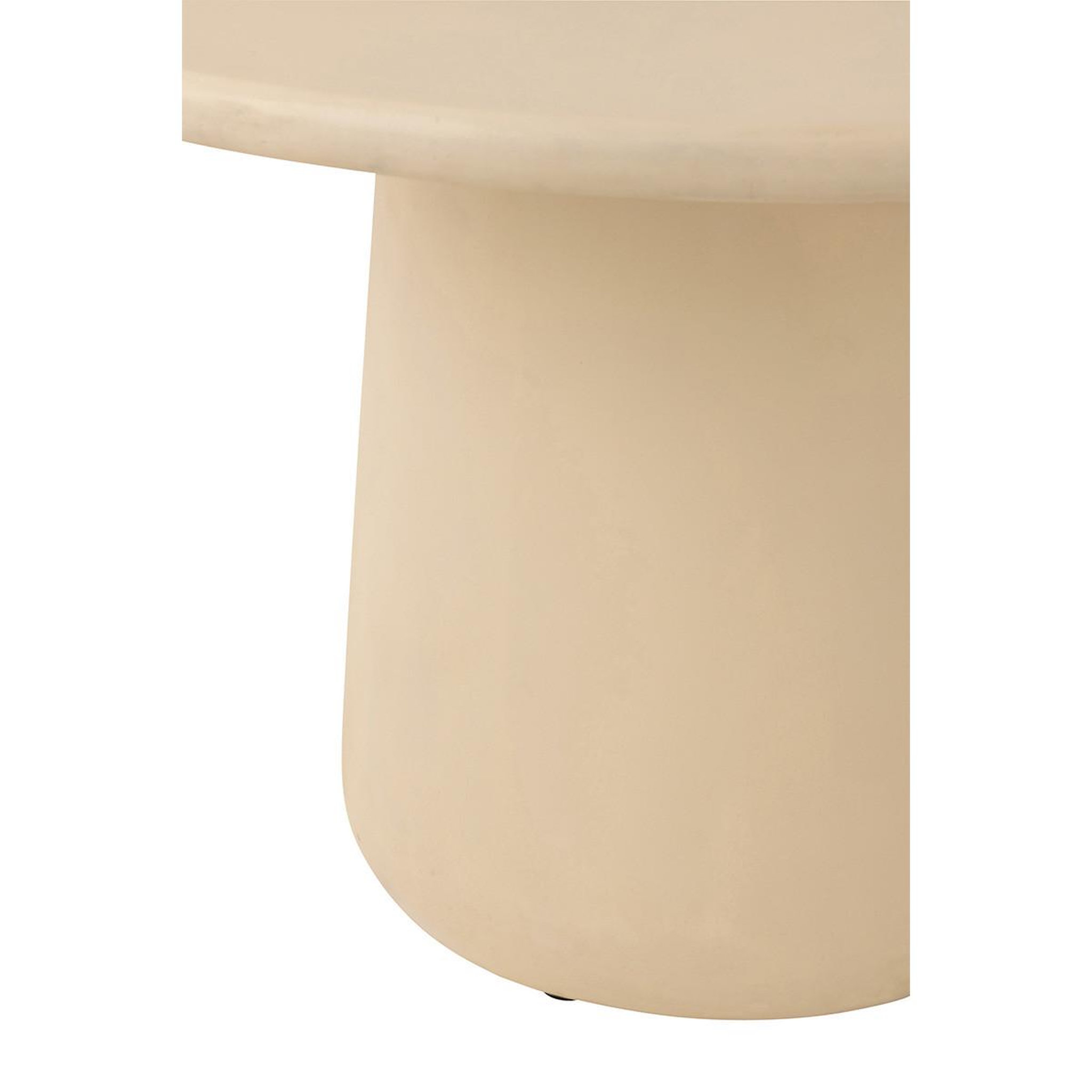 Voir la diapositive 3 : J-LINE Table à manger design  cave  118cm beige