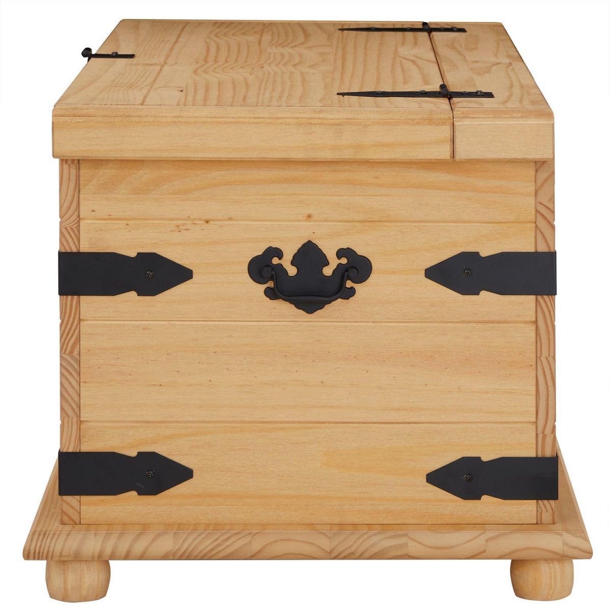 IDIMEX Coffre de rangement en pin TEQUILA style mexicain