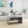 Voir la diapositive 1 : VIDAXL Table basse Gris beton 90x60x42,5 cm Bois d'ingenierie