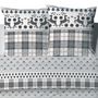 Voir la diapositive 2 : ATELIER DU COTON Housse de couette 240x220 AFLAK + 2 taies coton 57 fils