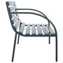 Voir la diapositive 4 : VIDAXL Banc de jardin 120 cm Gris Bois