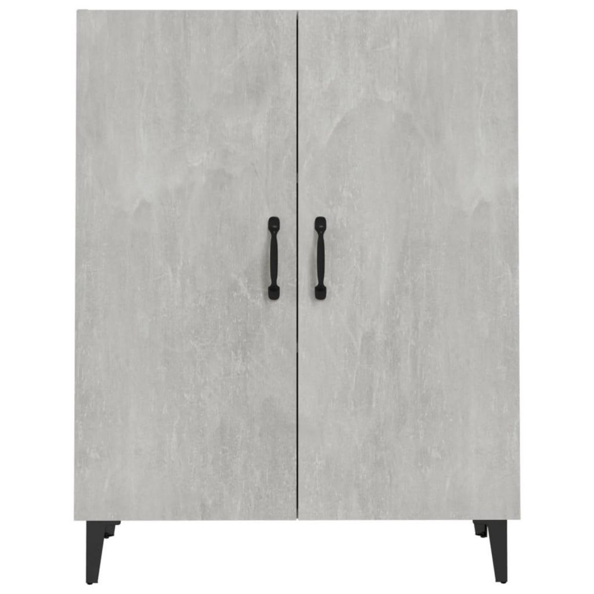 VIDAXL Buffet Gris beton 70x34x90 cm Bois d'ingenierie