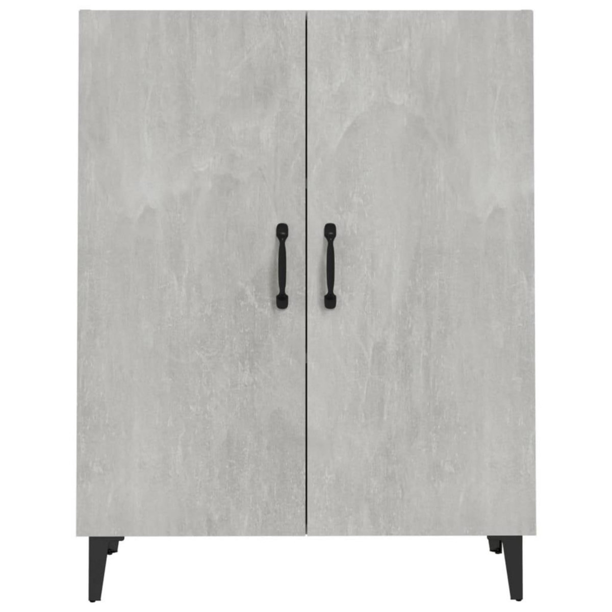 VIDAXL Buffet Gris beton 70x34x90 cm Bois d'ingenierie