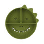 Voir la diapositive 1 : Trixie Assiette avec ventouse en silicone et compartiments - Mr. Dino