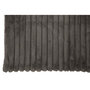 Voir la diapositive 2 : Paris Prix Plaid Design Uni  Corduroy  130x180cm Gris Foncé