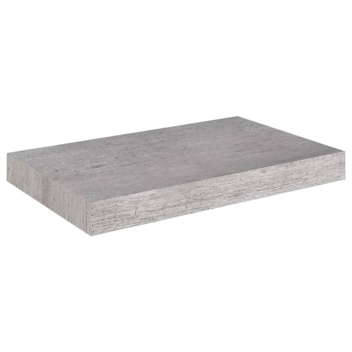 VIDAXL Etagere murale flottante gris beton 40x23x3,8 cm MDF