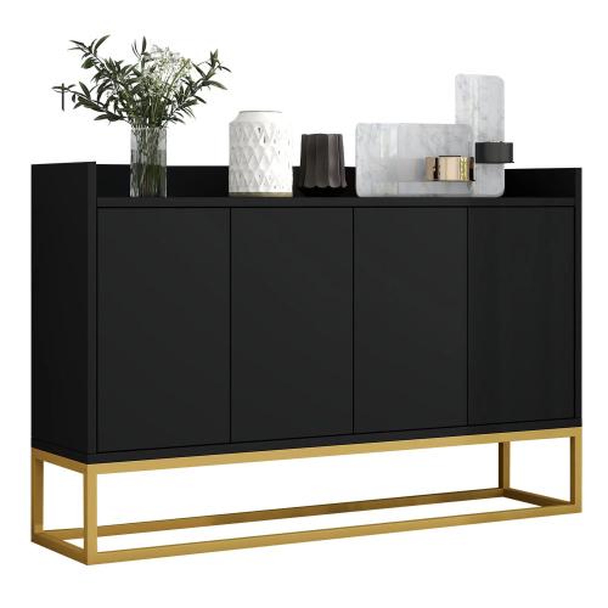 MERAX Buffet. Coloris disponibles : Blanc, Noir, Bleu