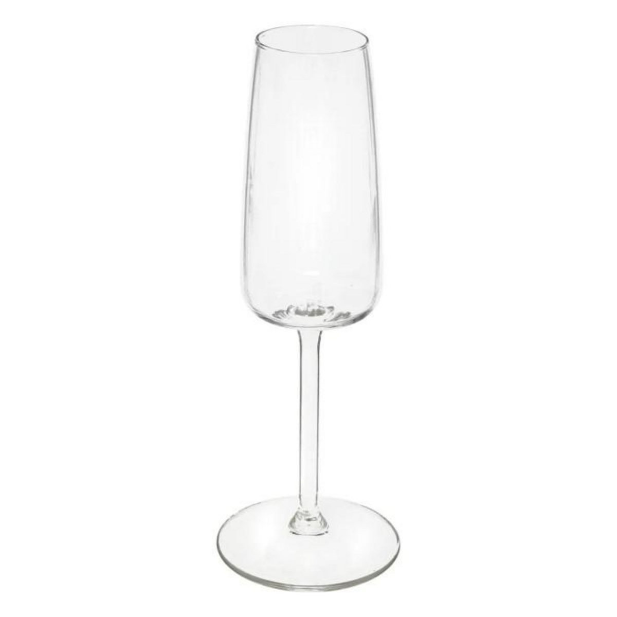 SECRET DE GOURMET Lot de 6 Flûtes à Champagne  Tanya  22cl Transparent