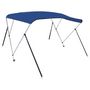 Voir la diapositive 4 : VIDAXL Auvent bimini a 3 arceaux Bleu 183x160x137 cm