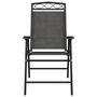 Voir la diapositive 5 : VIDAXL Chaises de jardin pliables lot de 2 en acier et textilene