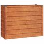 Voir la diapositive 2 : VIDAXL Lit sureleve de jardin rouille 100x40x77 cm acier corten