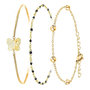 Voir la diapositive 1 : SC BOHEME Set de 3 bracelets par SC Bohème®