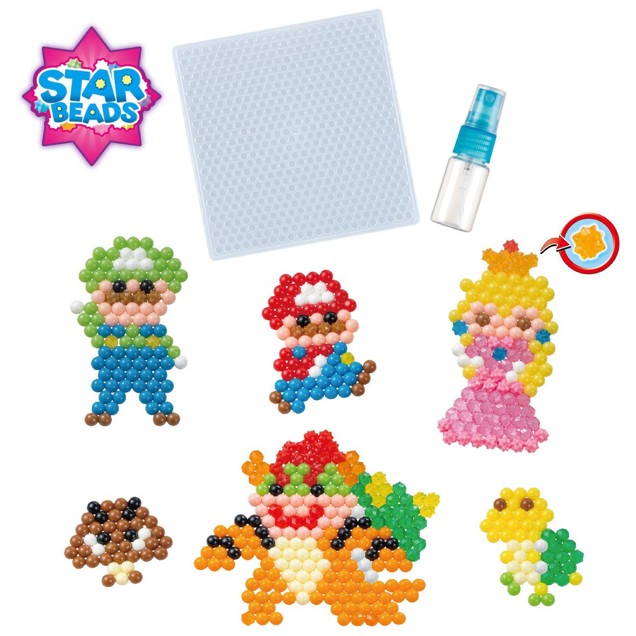 Voir la diapositive 2 : Aquabeads Le kit Super Mario