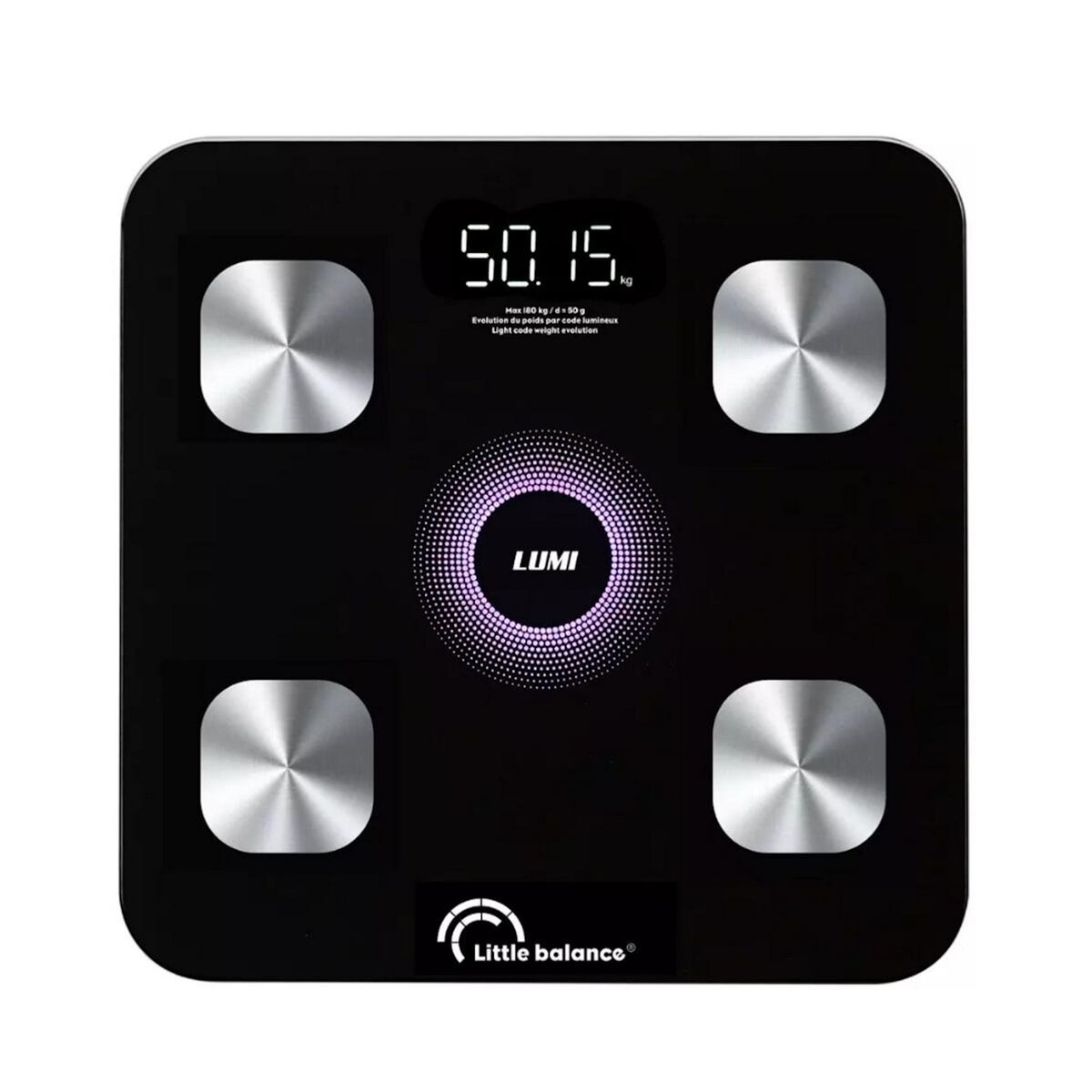 LITTLE BALANCE Impédancemètre connecté 180kg 50g - 8861