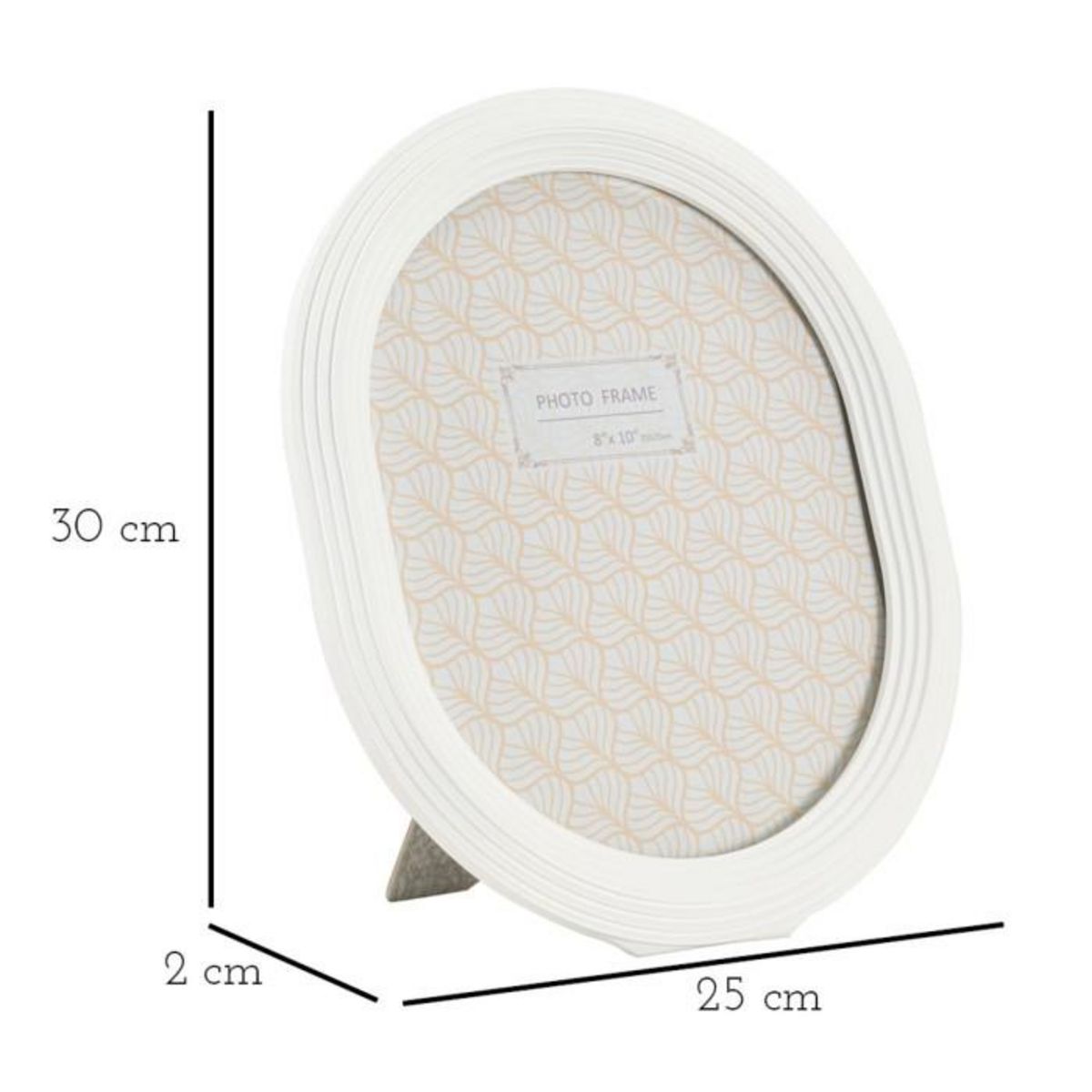 Paris Prix Cadre Photo Déco Linéaire  Ovally  20x25cm Blanc