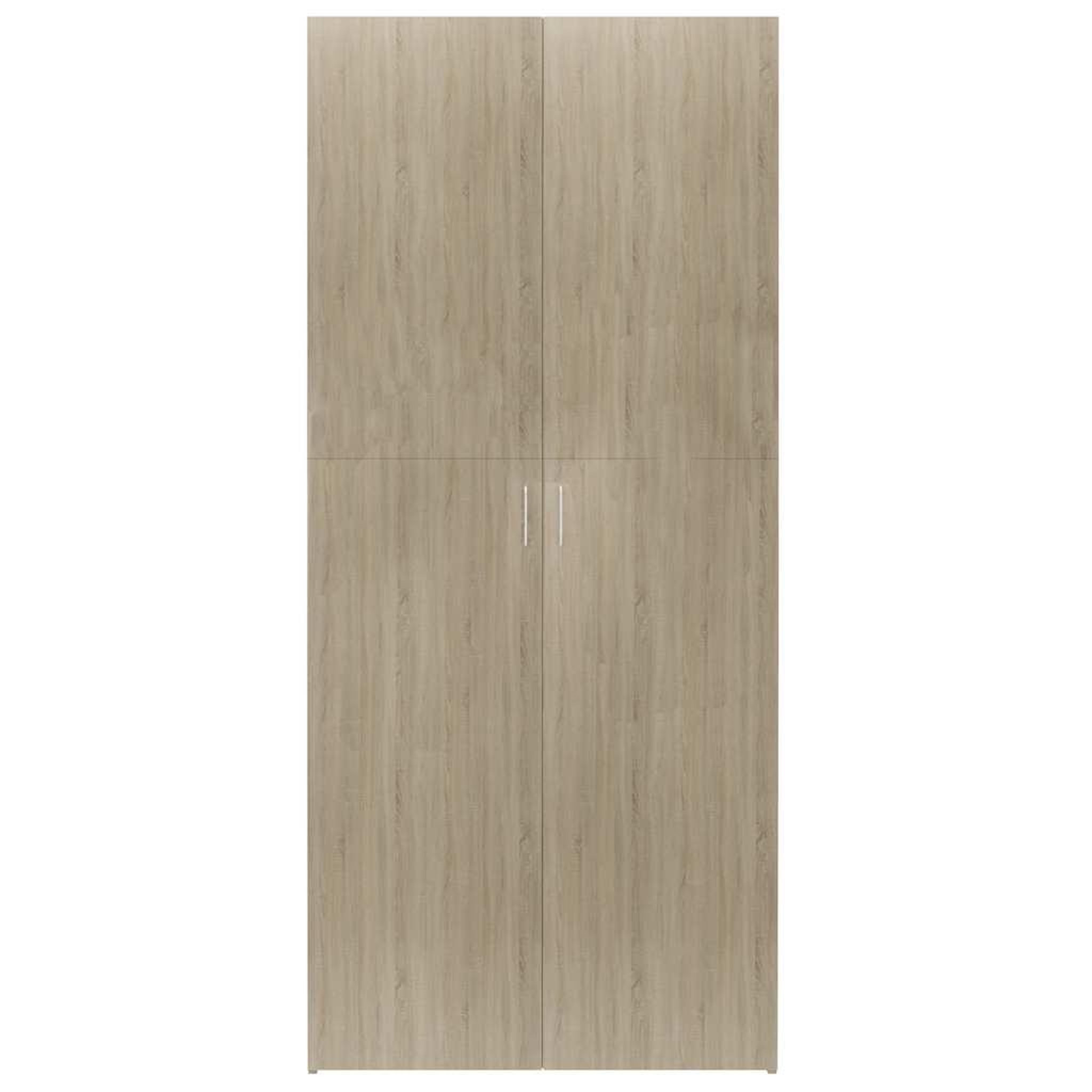 Voir la diapositive 4 : VIDAXL Armoire a chaussures chene sonoma 80x35,5x180cm bois ingenierie