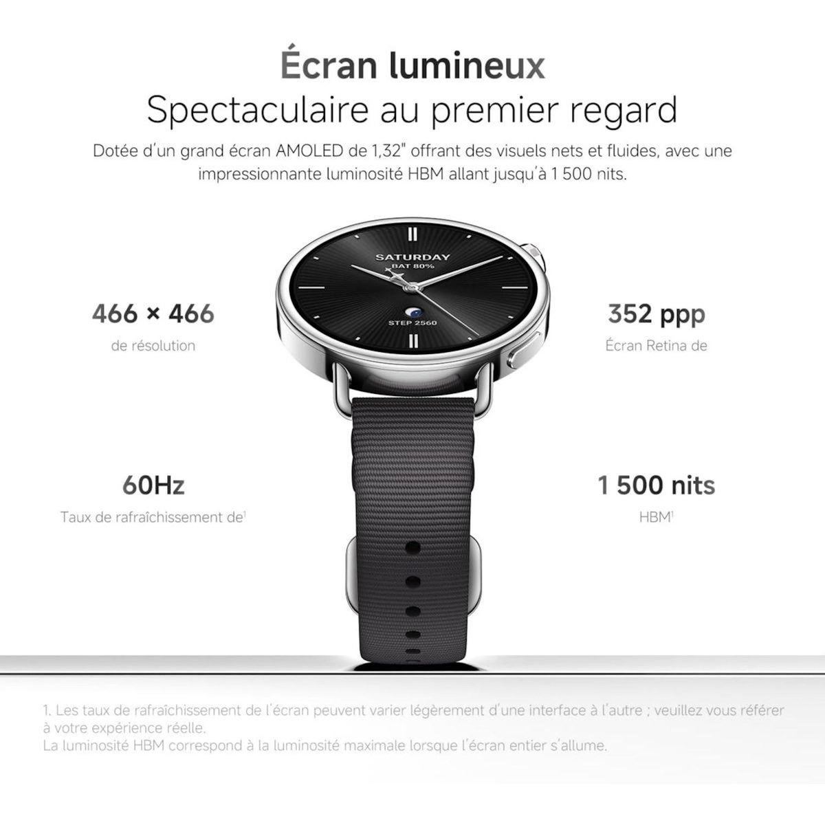 XIAOMI Montre connectée Watch S4 Menthe 41mm