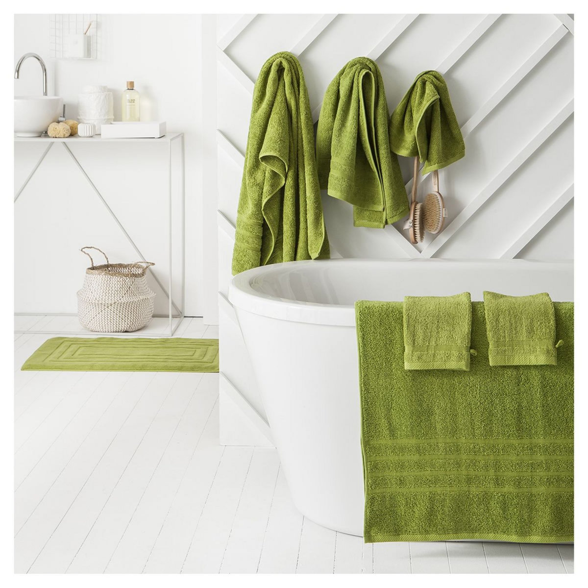 TODAY Maxi drap de bain uni en coton  500G/M² 