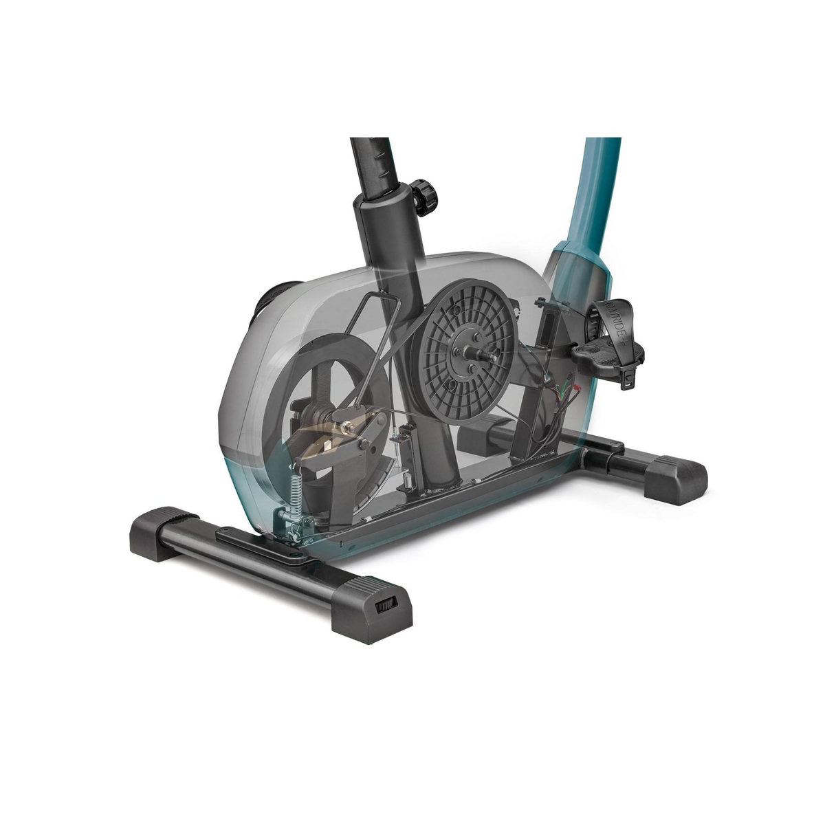 Reebok Vélo de Fitness Ergomètre - Reebok - Modèle FR30 - Maison/Appartement - Roue d'inertie 9 KG - Ecran tactile LED