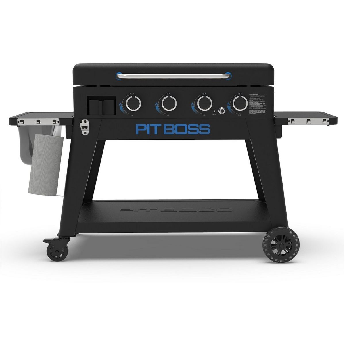 PIT BOSS Plancha gaz sur chariot - 4 brûleurs -  Acier/Céramique - PIT BOSS ULTIMATE