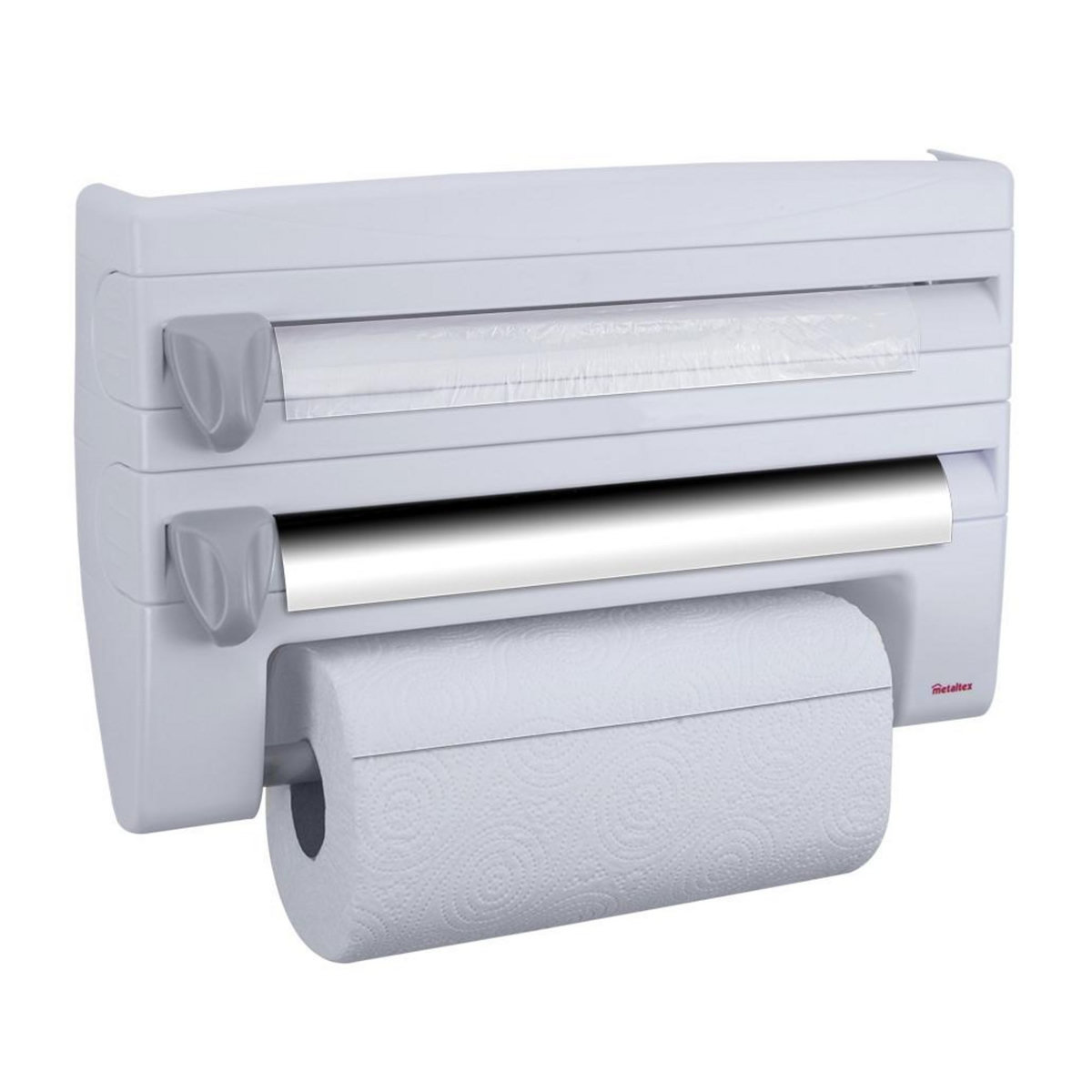 Metaltex Dérouleur coupe film, papier, essuie-tout aluminium - 254410