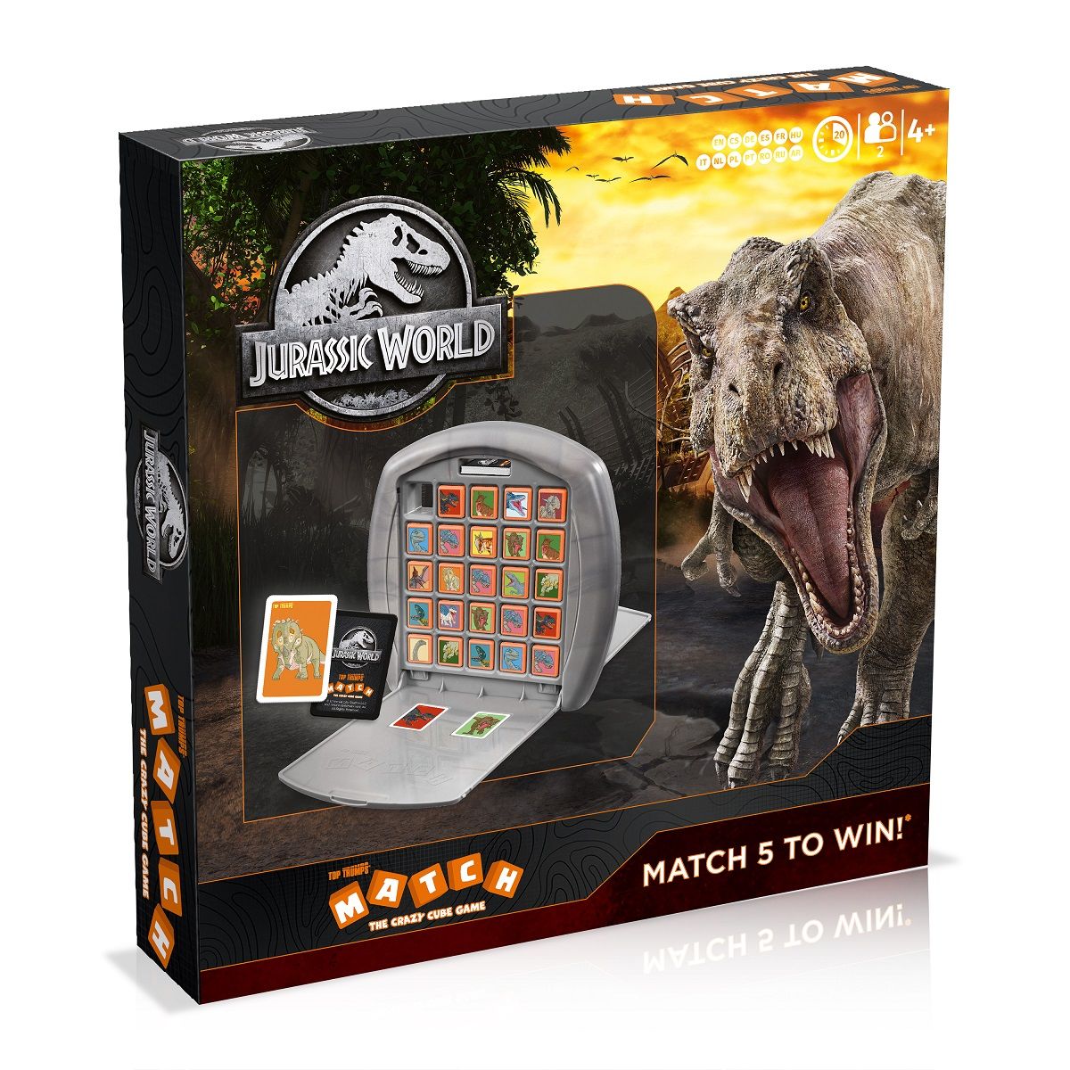  WINNING MOVES Jeu Match Jurassic World