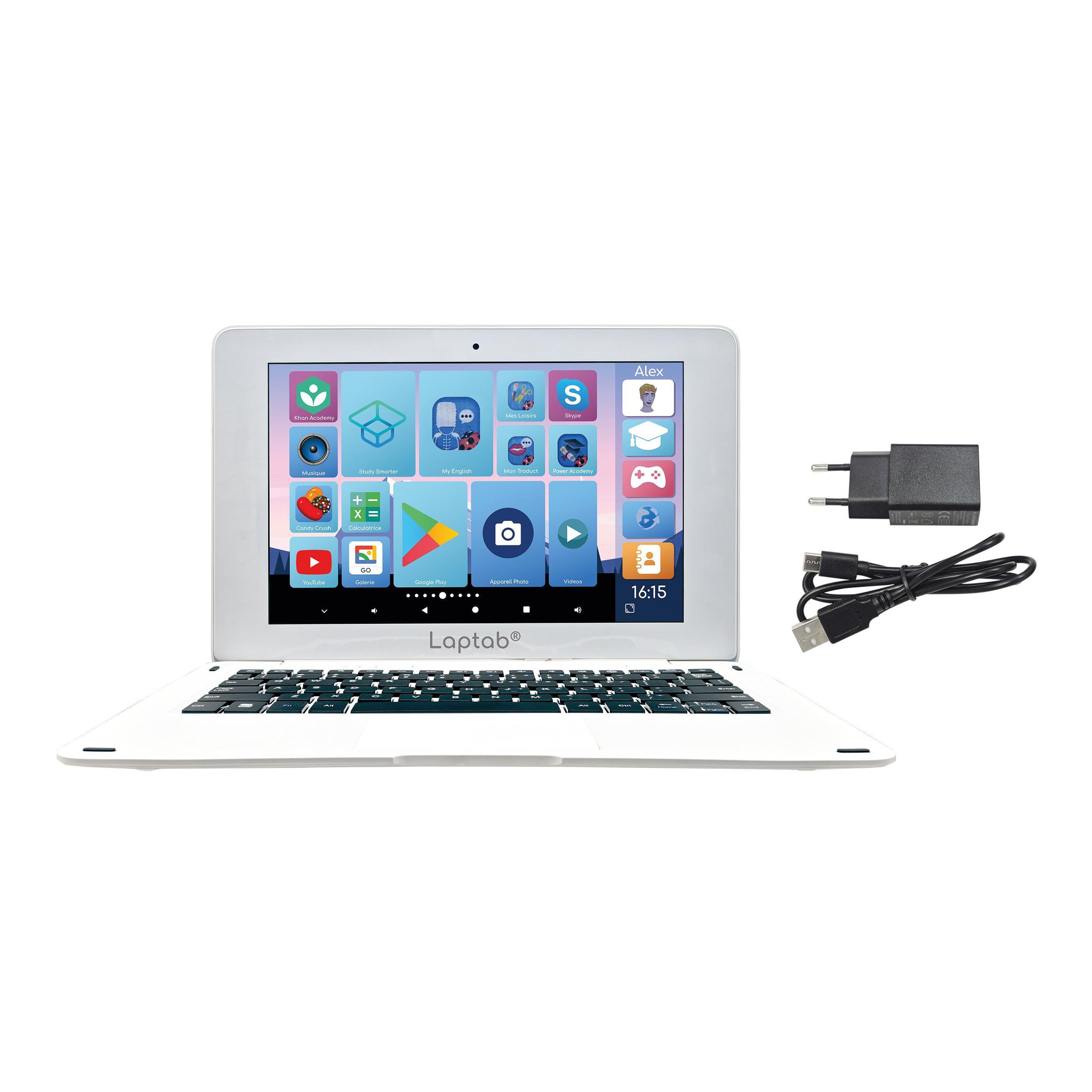 Lexibook LAPTAB 11 : Ordinateur Android Tactile avec Contenu Éducatif et Contrôle Parental