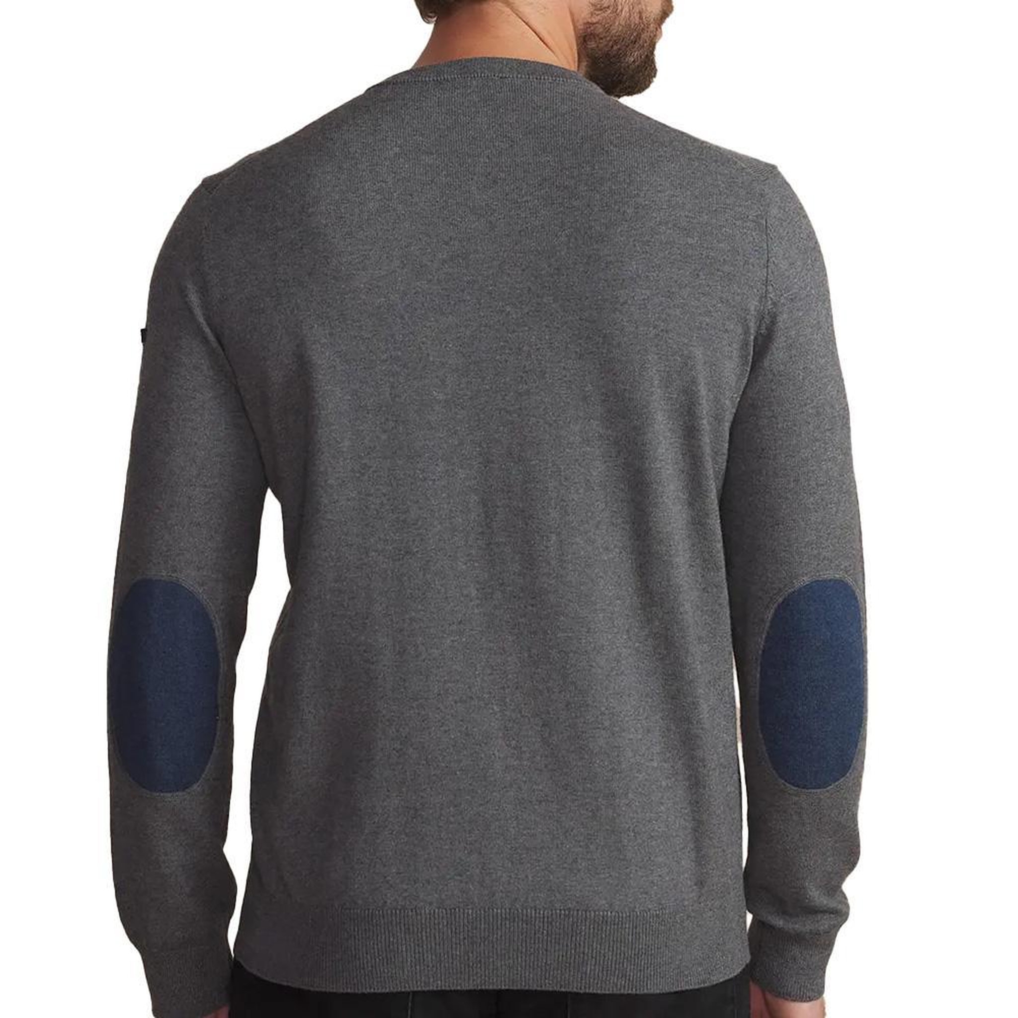 Voir la diapositive 2 : TBS Pull Gris Foncé Homme TBS Granit