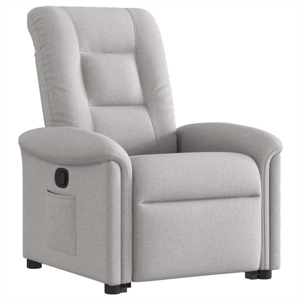 VIDAXL Fauteuil inclinable gris nuage tissu