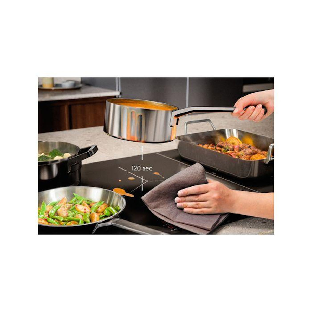 ELECTROLUX Plaque induction EIV95550 Flex90 H2H