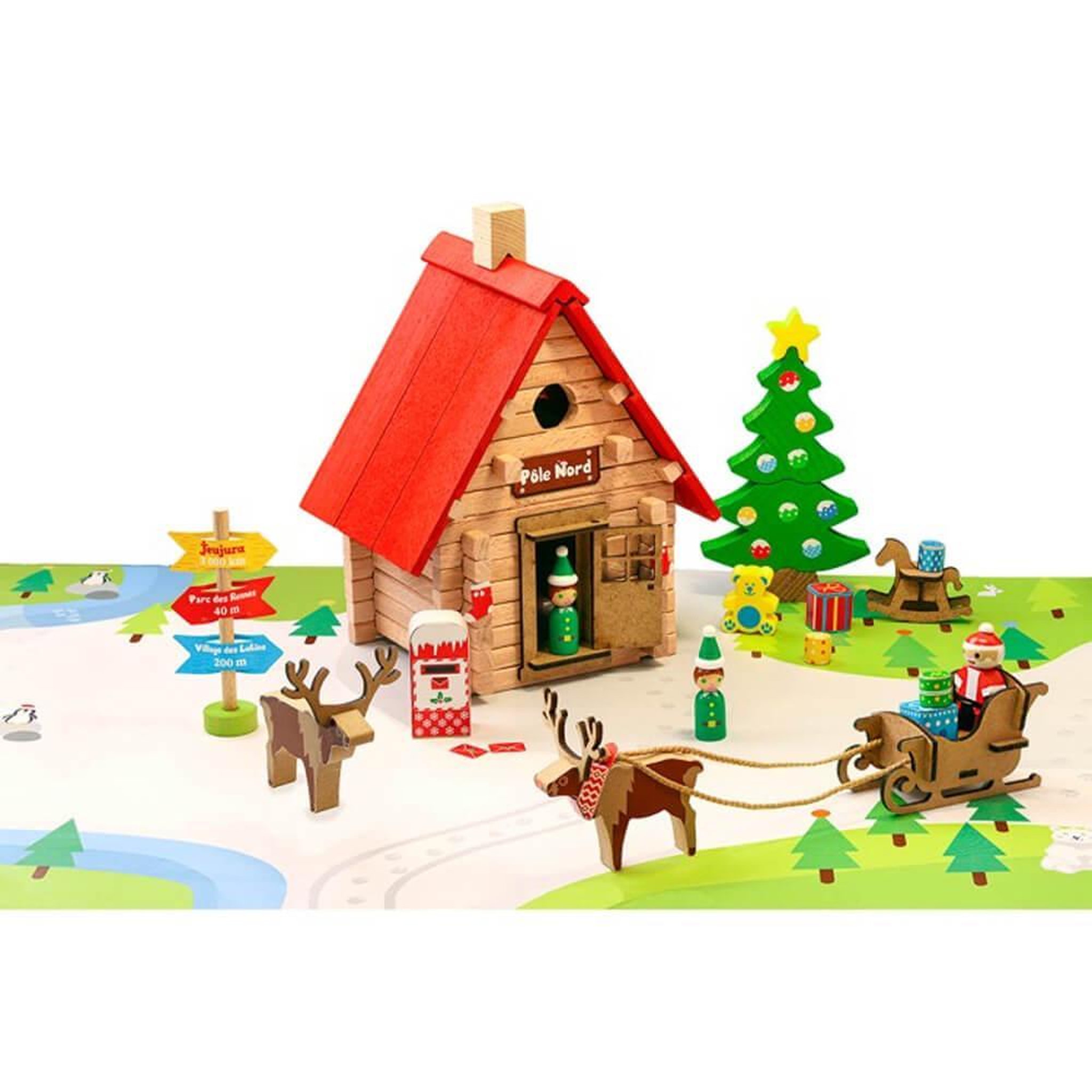 JeuJura Le chalet de Noël : 90 pièces