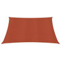 Voir la diapositive 3 : VIDAXL Voile d'ombrage 160 g/m^2 Terre cuite 2,5x3 m PEHD