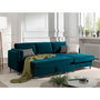 Voir la diapositive 3 : LISA DESIGN Brooke - canapé d'angle droit - convertible avec coffre - 4 places - en velours