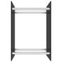 Voir la diapositive 3 : VIDAXL Portant de bois de chauffage Noir 40x35x60 cm Verre
