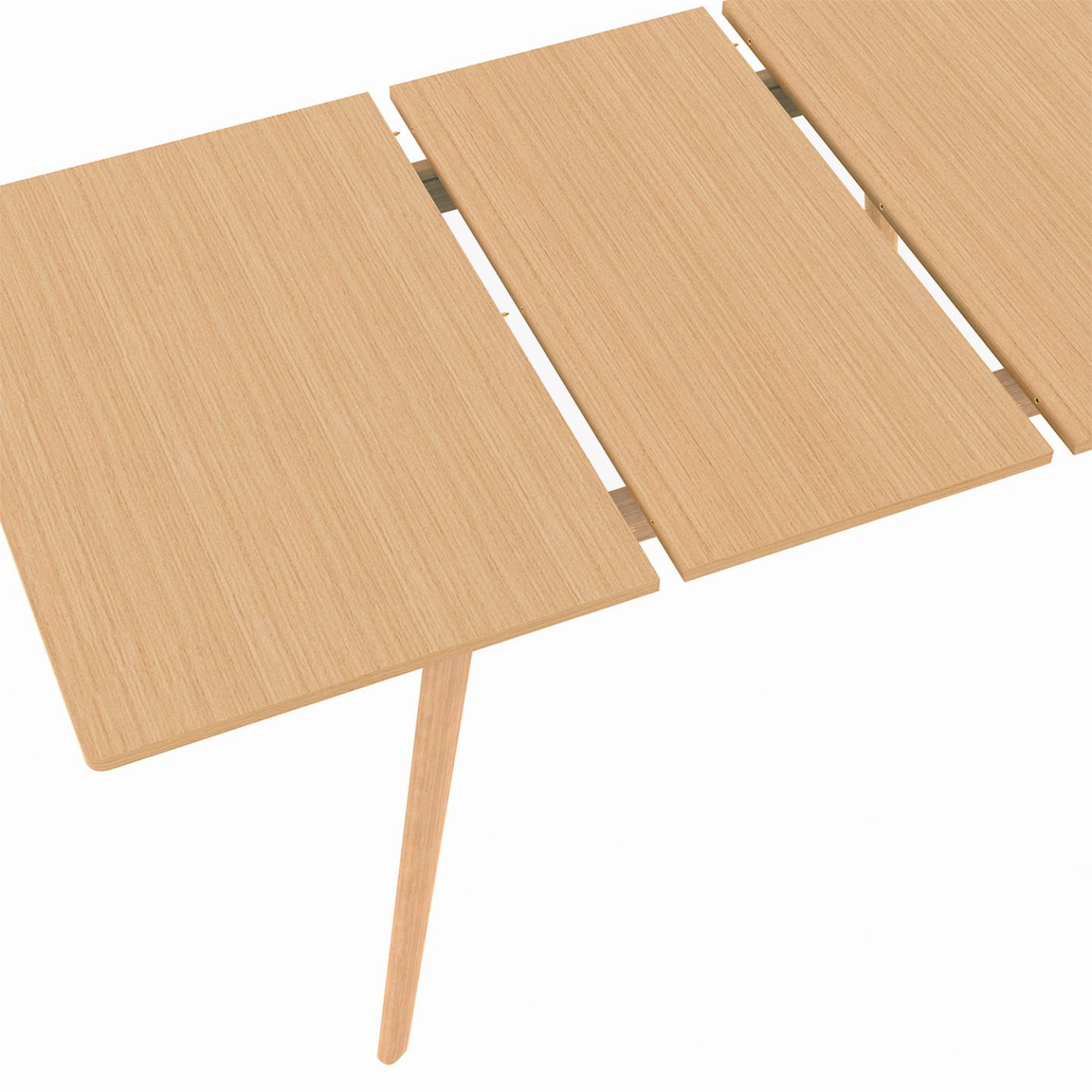 Voir la diapositive 6 : ID MARKET Table à manger extensible rectangle noor 4-8 personnes effet bois 110-150 cm
