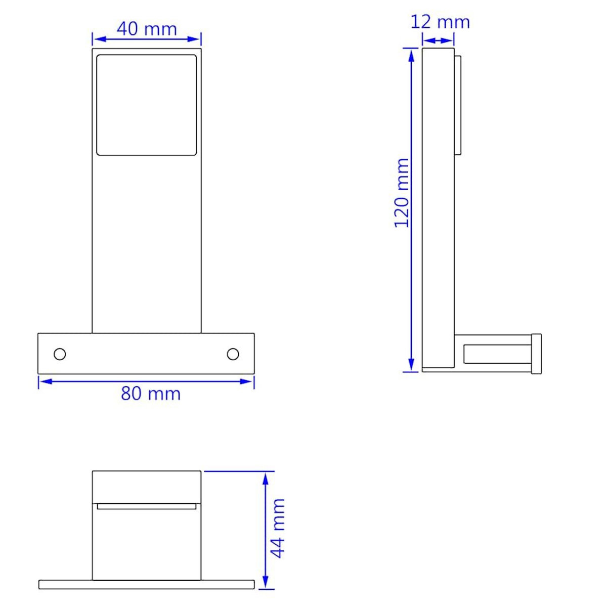 VIDAXL Spots vers le bas pour miroir 2 pcs 2 W Blanc froid