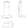 Voir la diapositive 6 : VIDAXL Spots vers le bas pour miroir 2 pcs 2 W Blanc froid