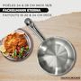 Voir la diapositive 2 : Fackelmann Lot 3 Faitouts 16/20/24cm et 2 Poêles 24/28cm Fackelmann Etherna avec 5 ustensiles