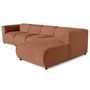 Voir la diapositive 2 : LISA DESIGN Suaro - canapé modulable d'angle droit 5 places en tissu texturé
