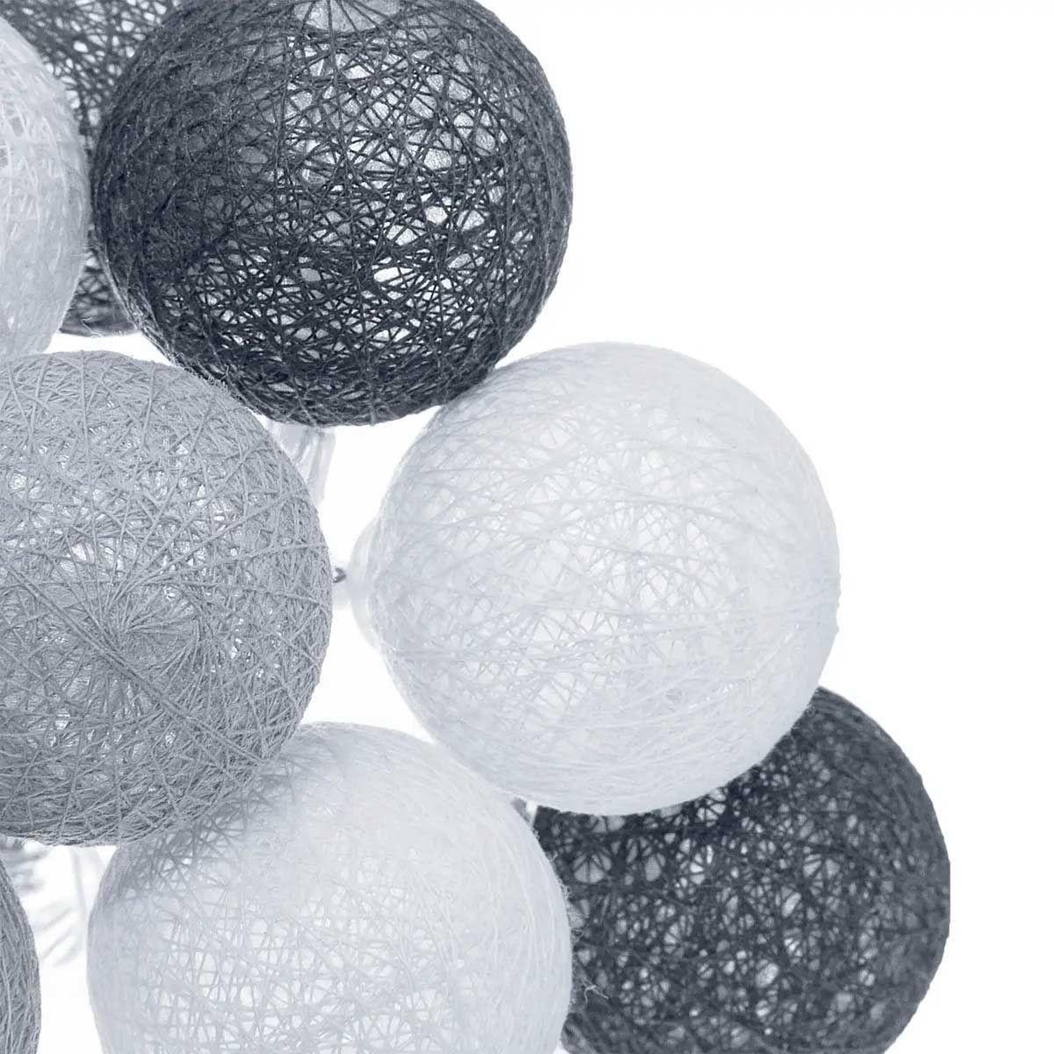 Voir la diapositive 2 : ATMOSPHERA Guirlande lumineuse led  soft  435cm gris foncé